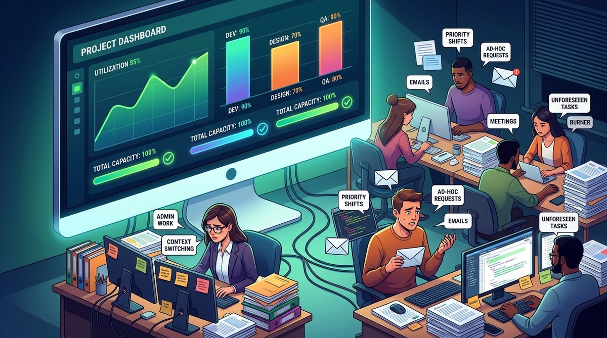 What Your Project Dashboard Isn’t Telling You About Team Capacity